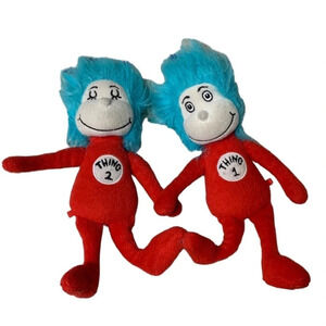 Dr. Seuss Thing 1 and Thing 2 Plush